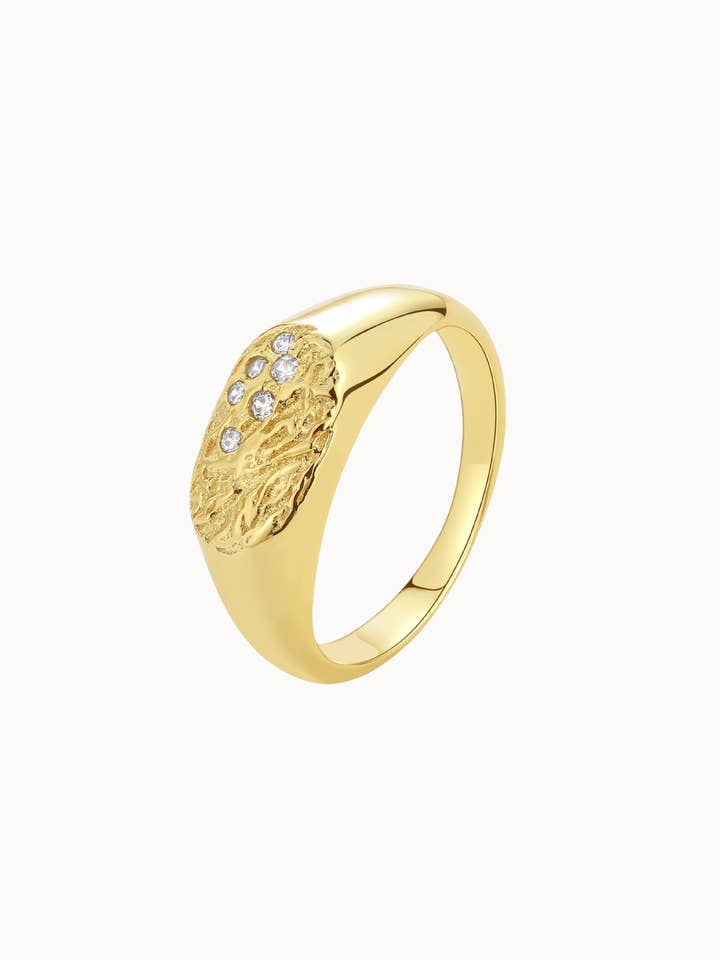 Alizeh Ring - Gold Plated for wholesale by Nava Copenhagen