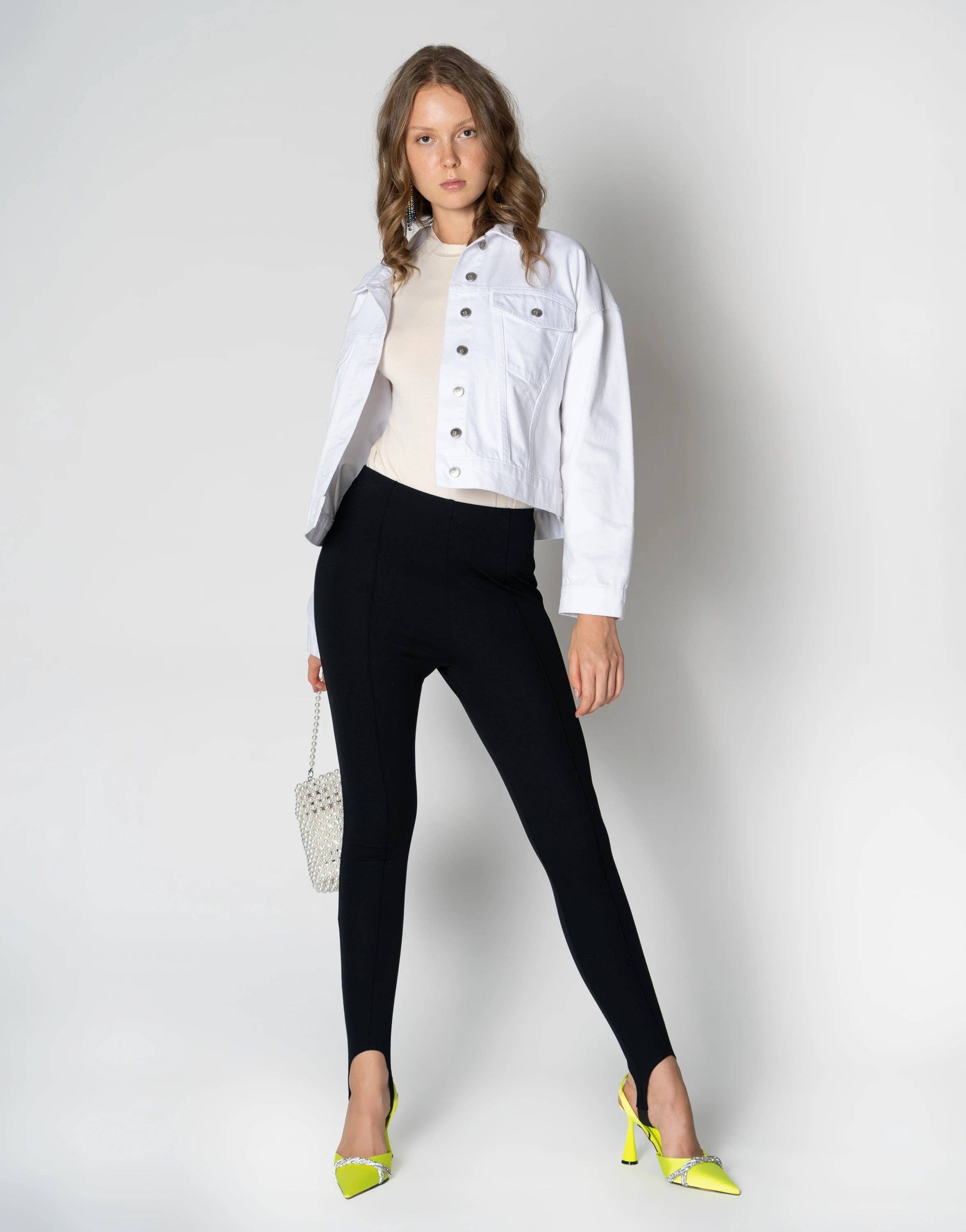 Black Stirrup Leggings for wholesale on Faire2