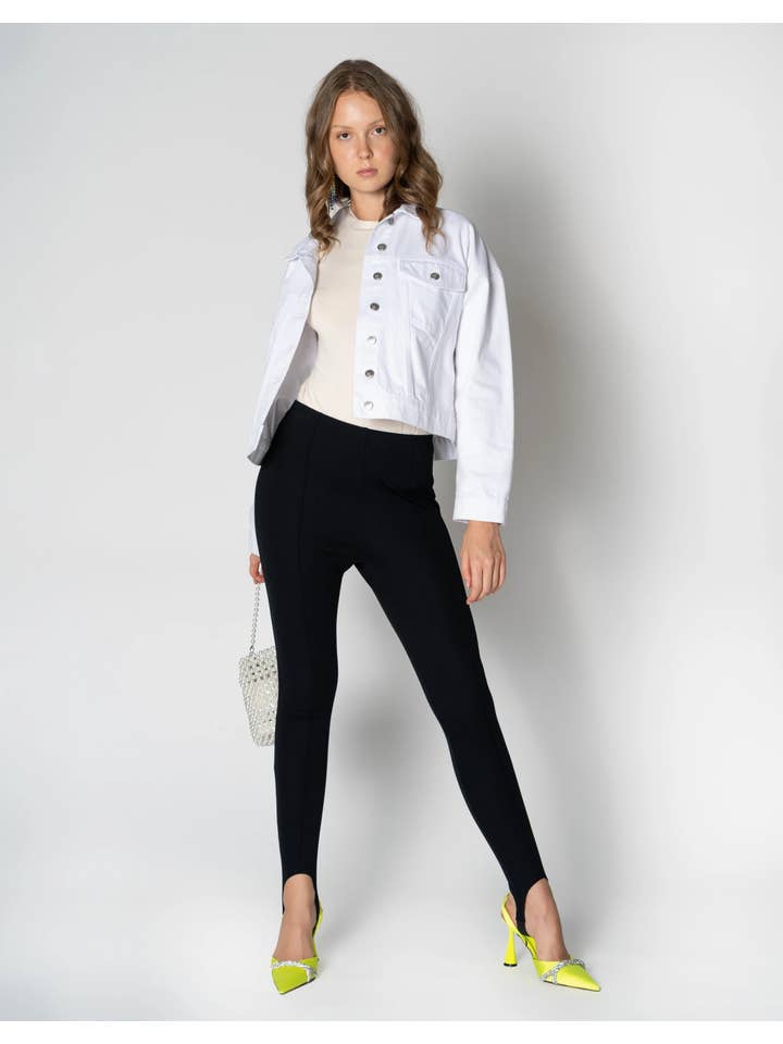 Black Stirrup Leggings for wholesale on Faire2