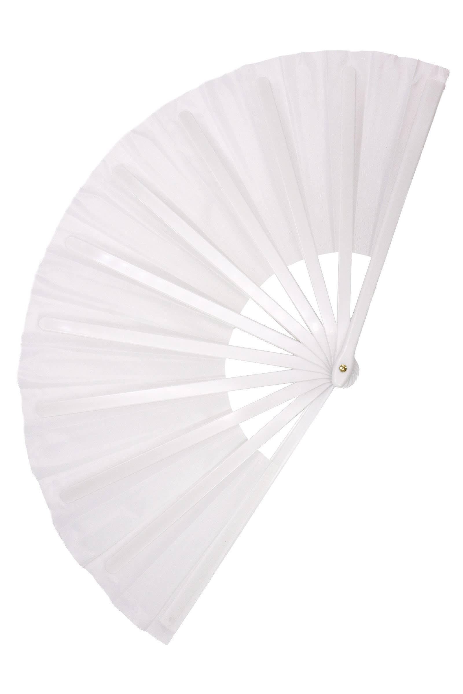 ASSORTED Large Solid Line Dance Folding Fan - 13 Inch for wholesale on Faire4