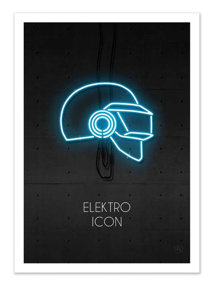 Konstposter - Elektroikon Krom - Rubiant för wholesale av Wall Editions