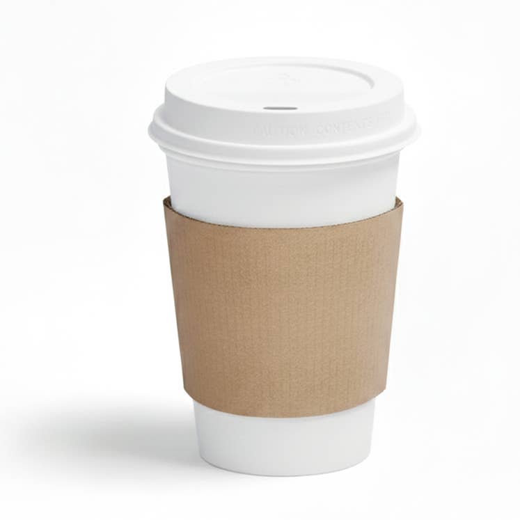 100 X Disposable Kraft Paper Cups 210ml / 7oz - Foto 7