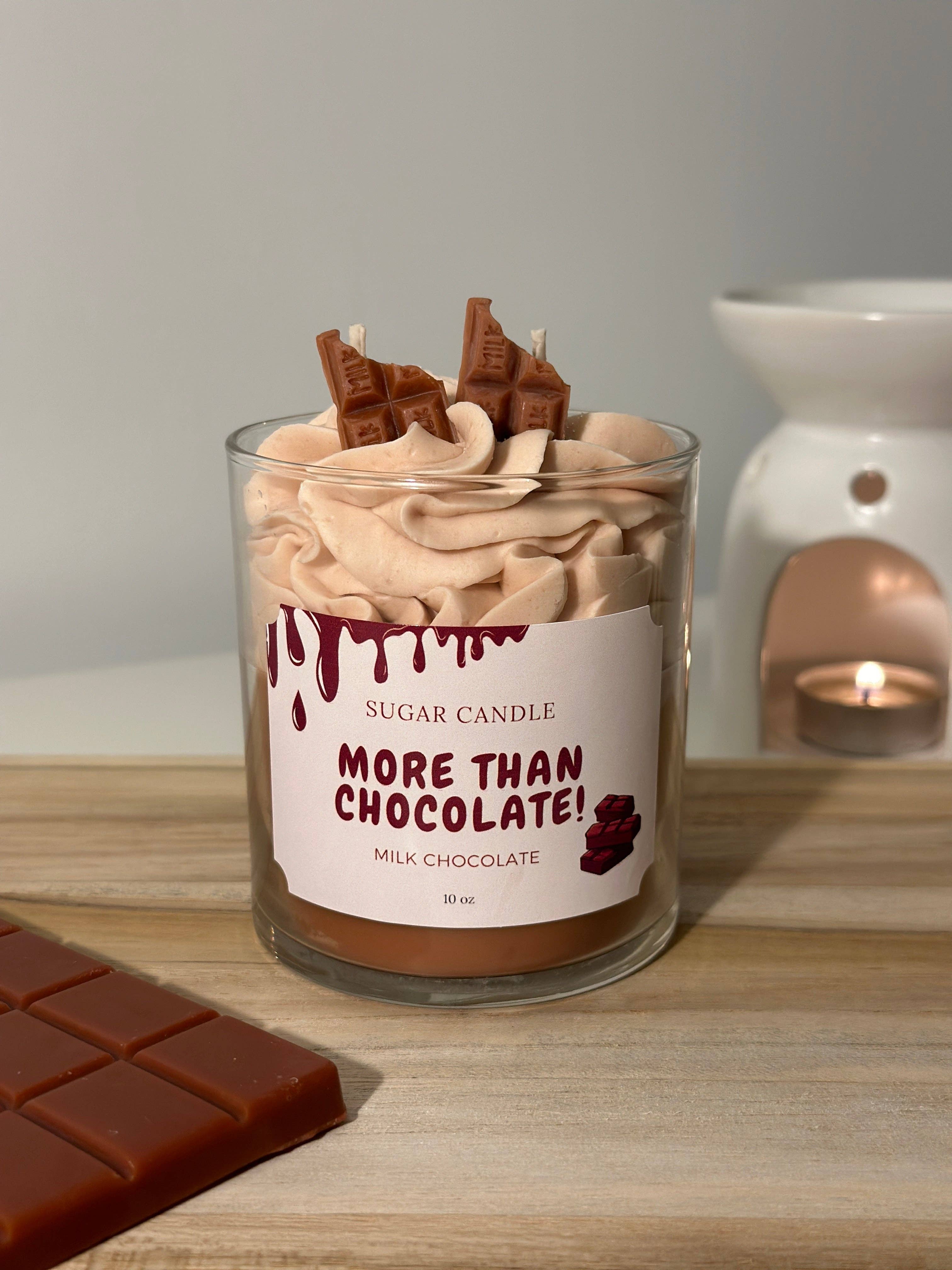 Sugar Candle - Wholesale Jar/Filled Candle - Whipped Cream Milk Chocolate Candle – Dessert Candle & Gift for Any Occasion7