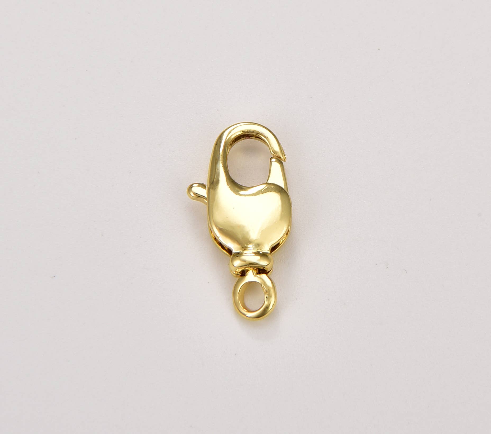 Beads Creation - Vente Fermoir - Fermoir mousqueton pivotant rempli d'or, fermoir à bijoux, CL4753