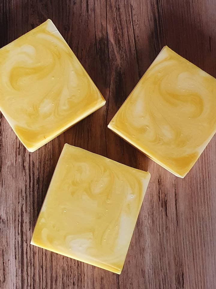 Lemongrass Cold Process Soap for wholesale by Savernake Scents