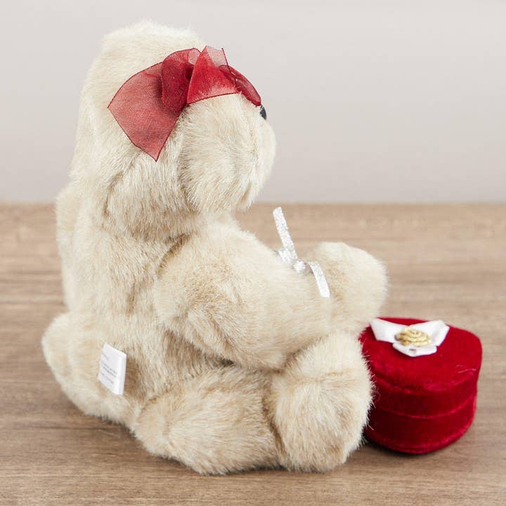 Factory Direct Craft - Venta al por mayor Peluche - Niños y bebés - Caja de regalo de ositos de peluche articulados con corazón de 8-1/2 pulgadas (6 osos)