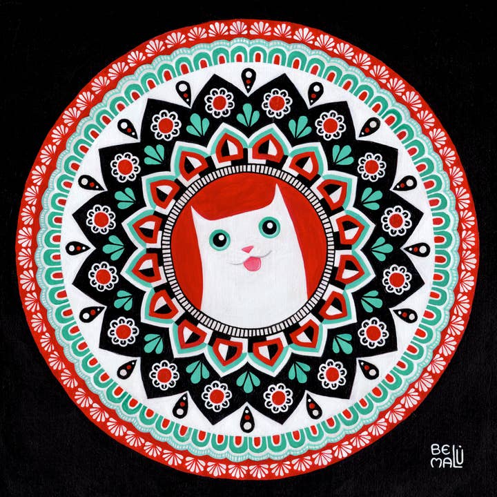 Belu Malu - Wholesale Sticker - "Mindful Tito" Holographic Vinyl Sticker2