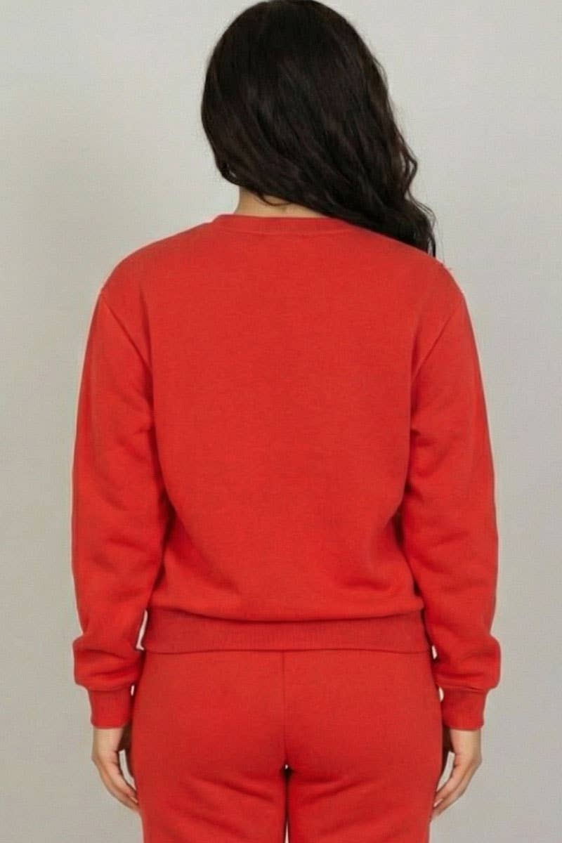 CAPELLA APPAREL - Vente Sweat-shirt – femme - Pull ras du cou en molleton classique10