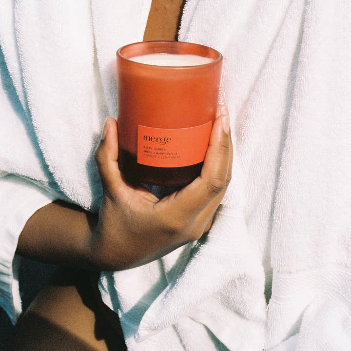 Merge - Wholesale Jar/Filled Candle - Balmy Summer Soy Wax Candle