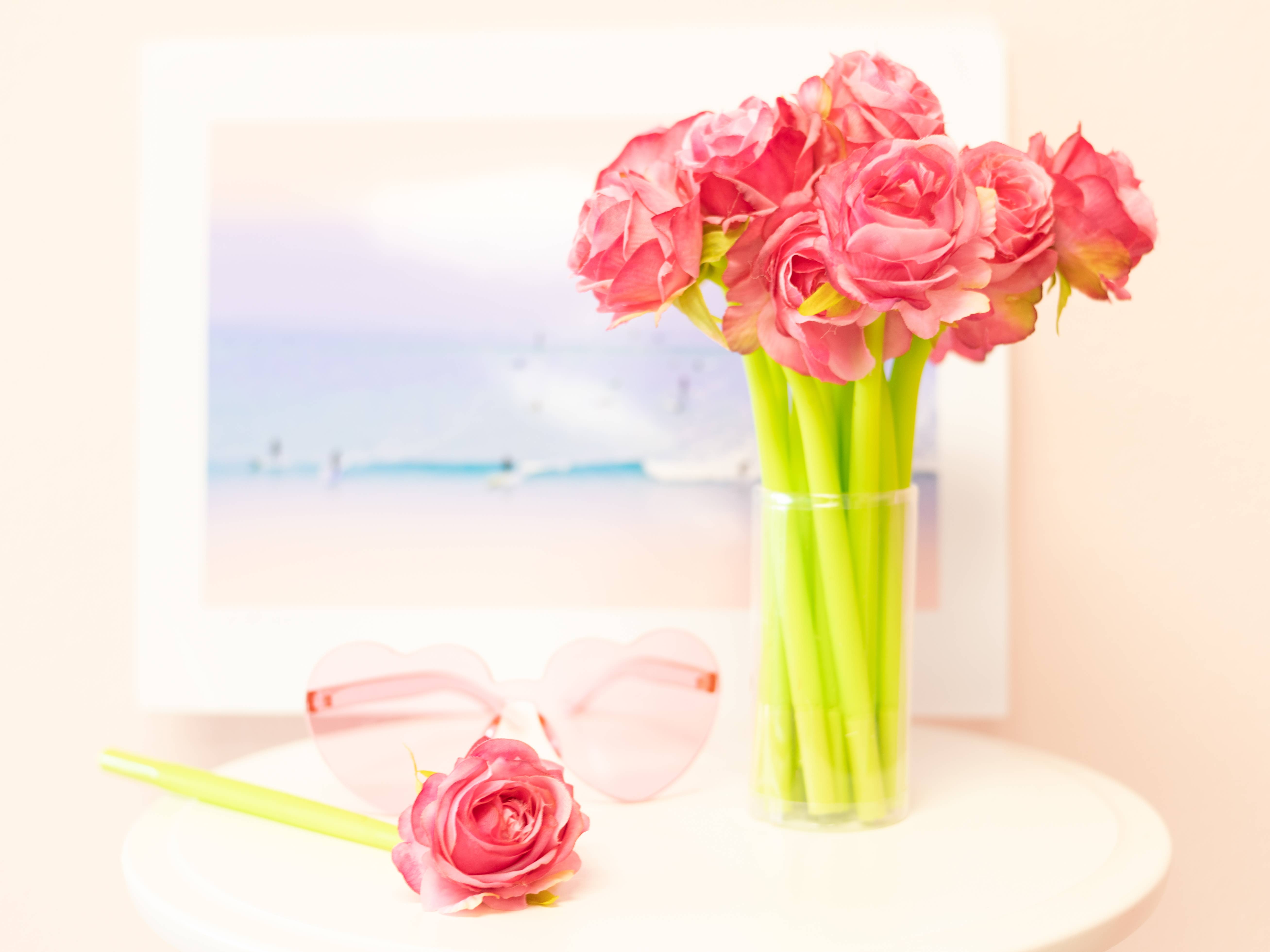 Bewaltz - Wholesale Retailer Display - Paper & Novelty - Flower Bouquet Pen Display Sets - 16pc10