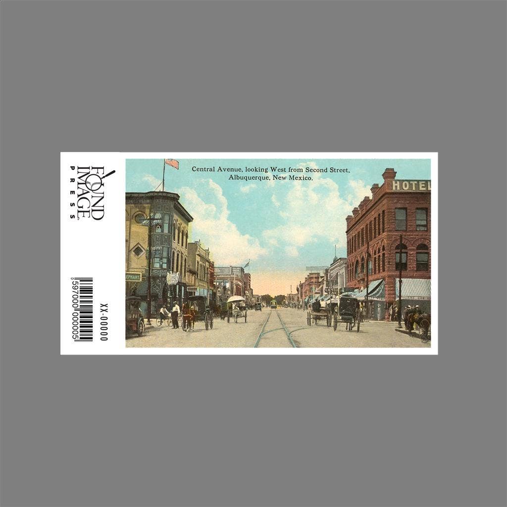 Found Image Press - Wholesale Sticker - Sticker NM-97 Central Avenue, Albuquerque, New Mexico1