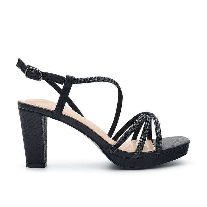 De Blossom Collection - Vendita all'ingrosso Tacchi alti - Donna - Tacchi Formali con Glitter e Cinturini5