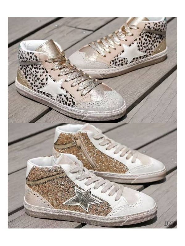 SWEET MAGIC SHOES & BAGS - Wholesale Lifestyle Sneakers - Women's - CASUAL BOOT FAUX LEATHER AND RUBBER SOLE1