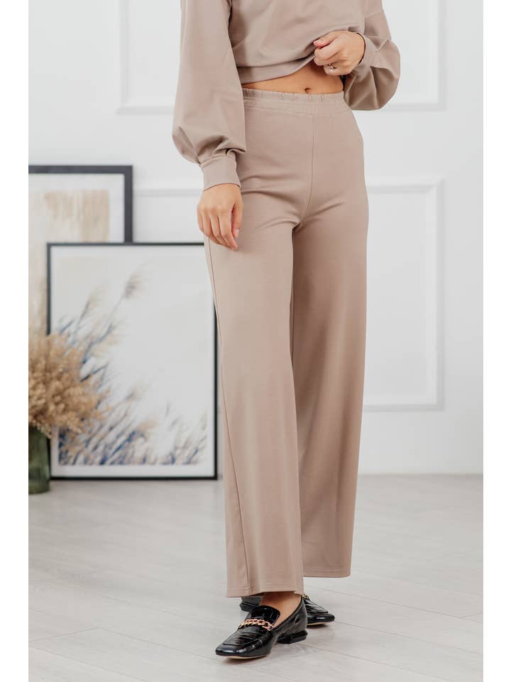 Azuri - Vente Ensemble haut et pantalon (PAS d'intérieur) - Femme - Costume en coton avec sweat court4