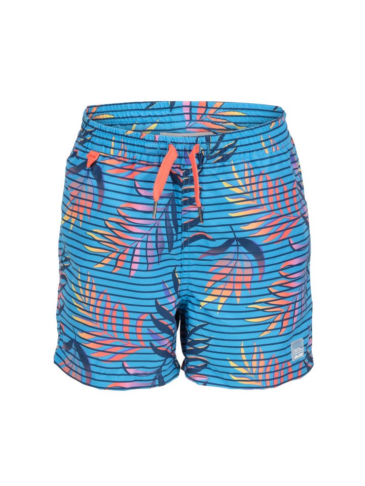 Costume da bagno per ragazzi con stampa di flora marina per la vendita all'ingrosso da parte di J&JOY