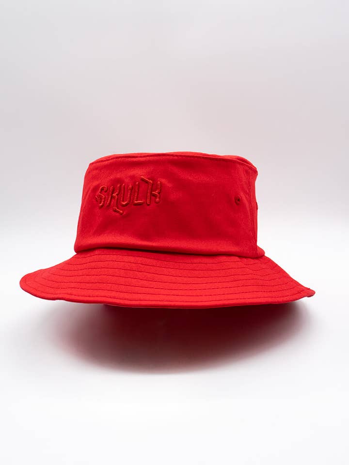 Bucket Hat SKULK Red for wholesale by StockNow Unipessoal