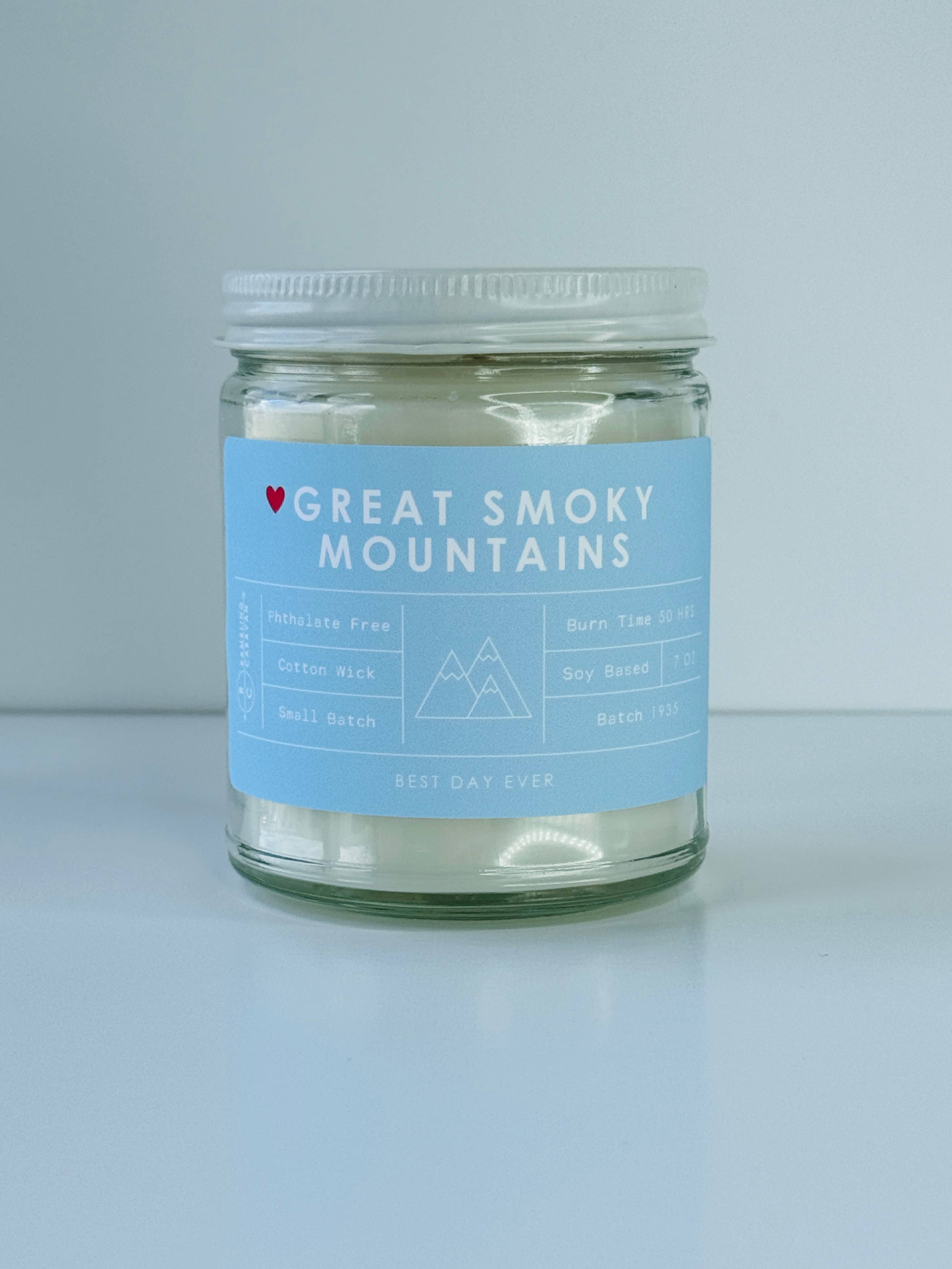 Rambling Caravan - Wholesale Jar/Filled Candle - Great Smoky Mountains National Park Candle5