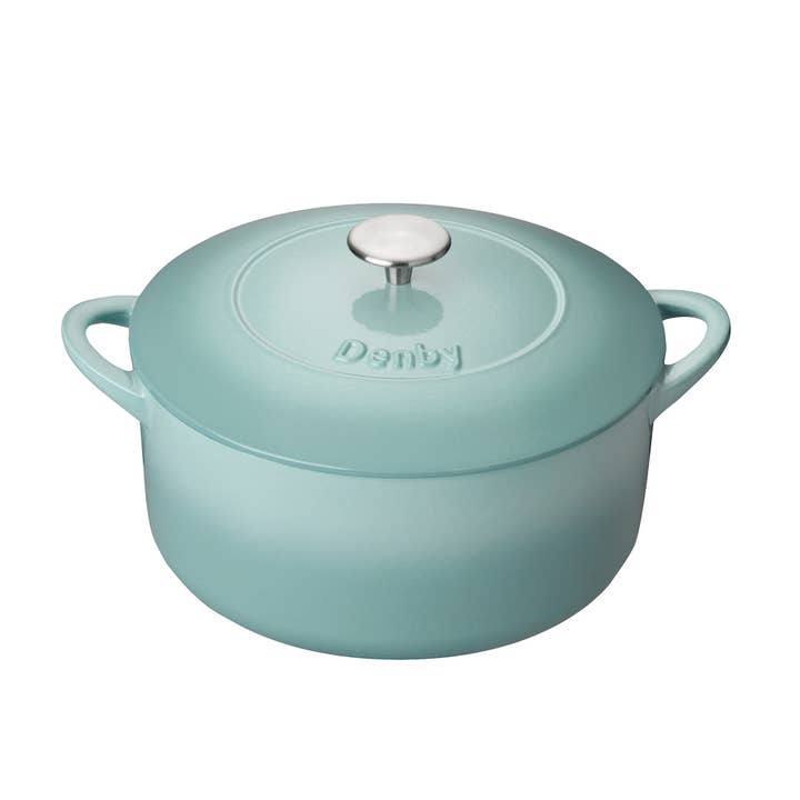 DENBY PAVILION CAST IRON 24CM ROUND CASSEROLE for wholesale by Denby Brands