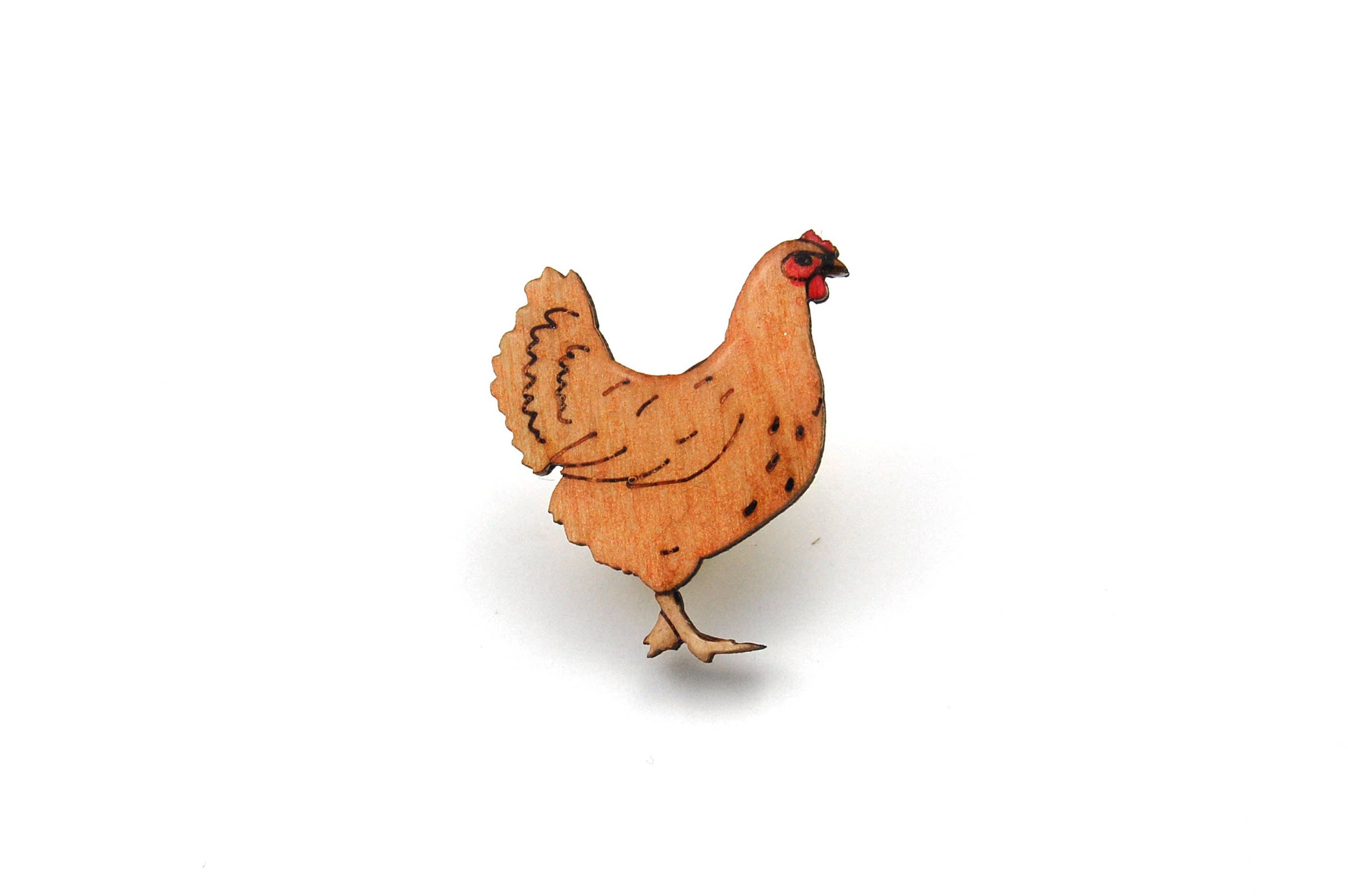 Bekbek Makes - Wholesale Brooch - Chicken Hen Pin Badge3