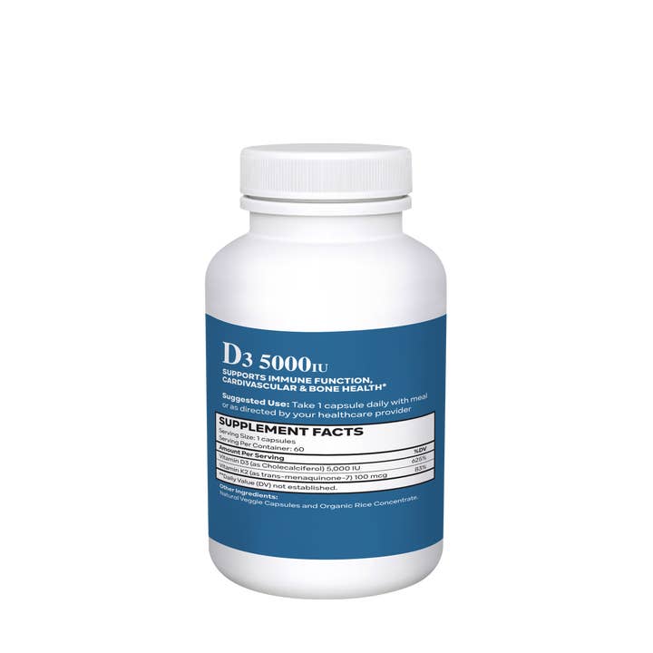 SaBio Therapeutics - Wholesale Oral Supplement/Vitamin - D3 5,000 with K2