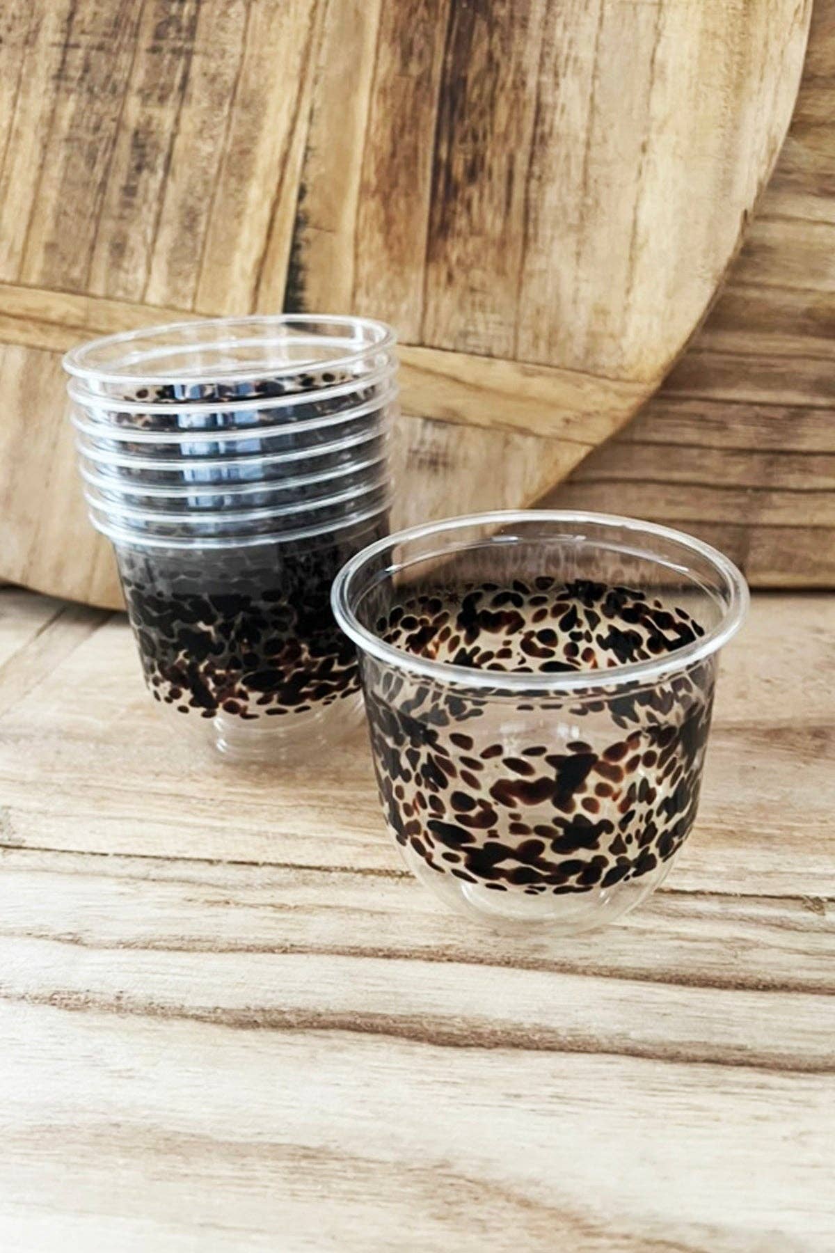 maaterra - Wholesale Disposable Cup - Compostable Cups 12oz - Classic Tortoise design1