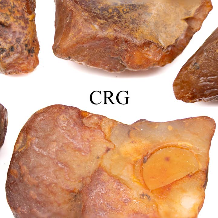 Crystal River Gems LLC - Venta al por mayor Piedras/cristales espirituales - LOTE DE 1 KILO - Ágata cornalina brasileña en bruto (3 - 6 CM) AVG