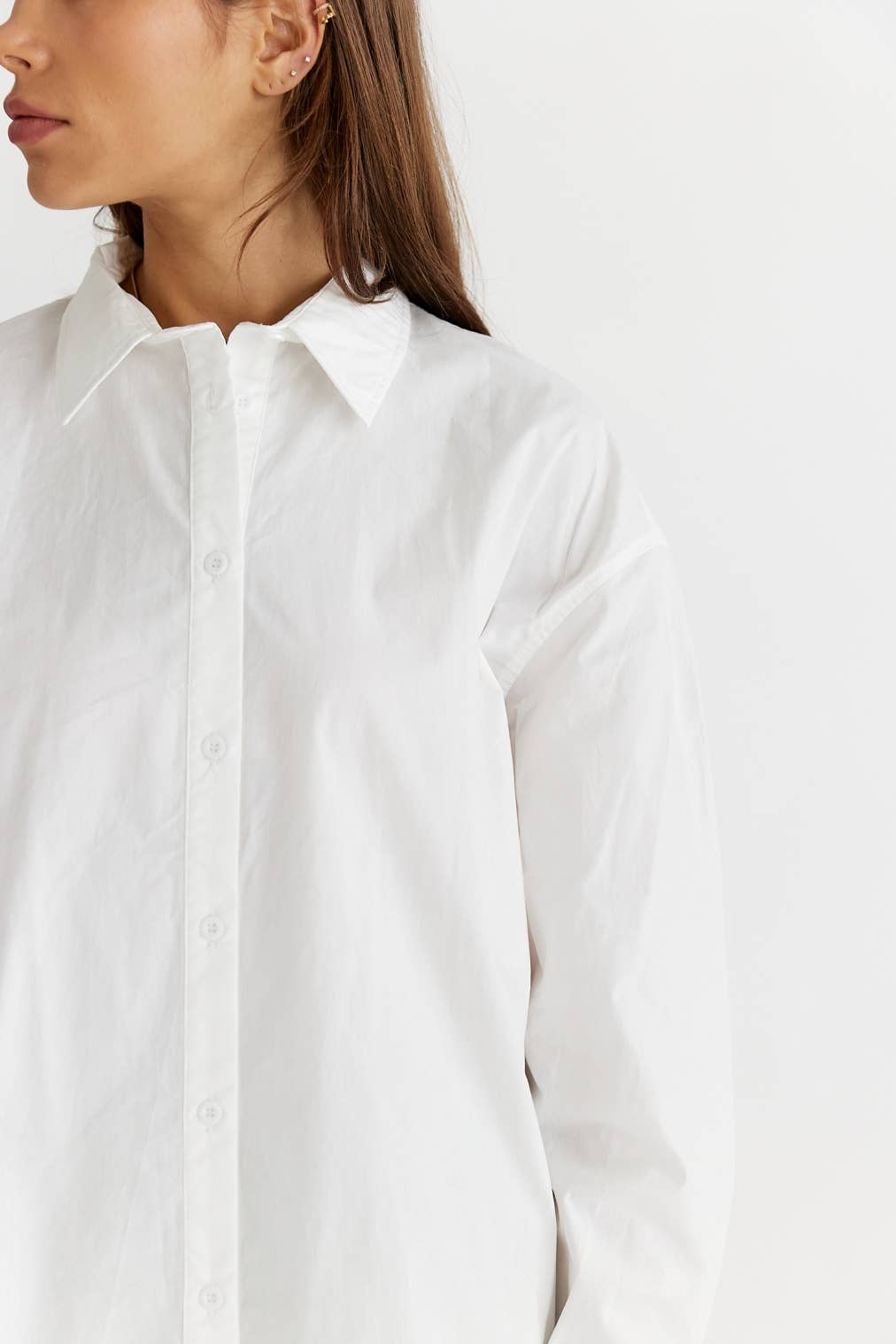 MOD REF - Wholesale Button Down Shirt - Women's - The Ema Top | Collared Button-Down Top35