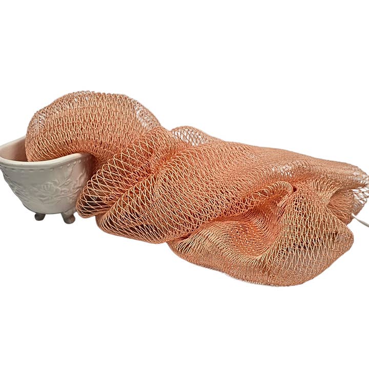 Herbs 'N Butters - Wholesale Bath Pouf/Sponge - African Exfoliating Net Bath Sponge 45"18