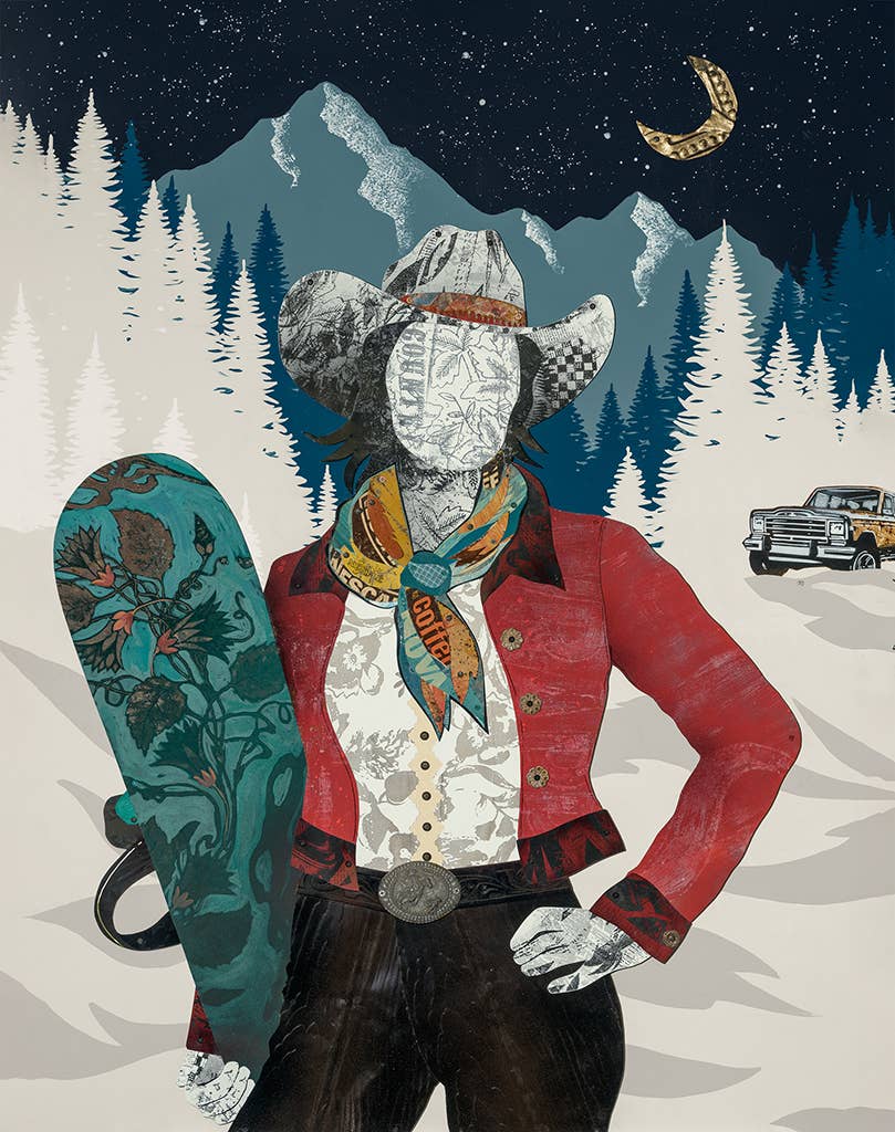 Dolan Geiman - Wholesale Art Print - Art Print | Snowboarding Wall Art | MIDNIGHT TURNS0