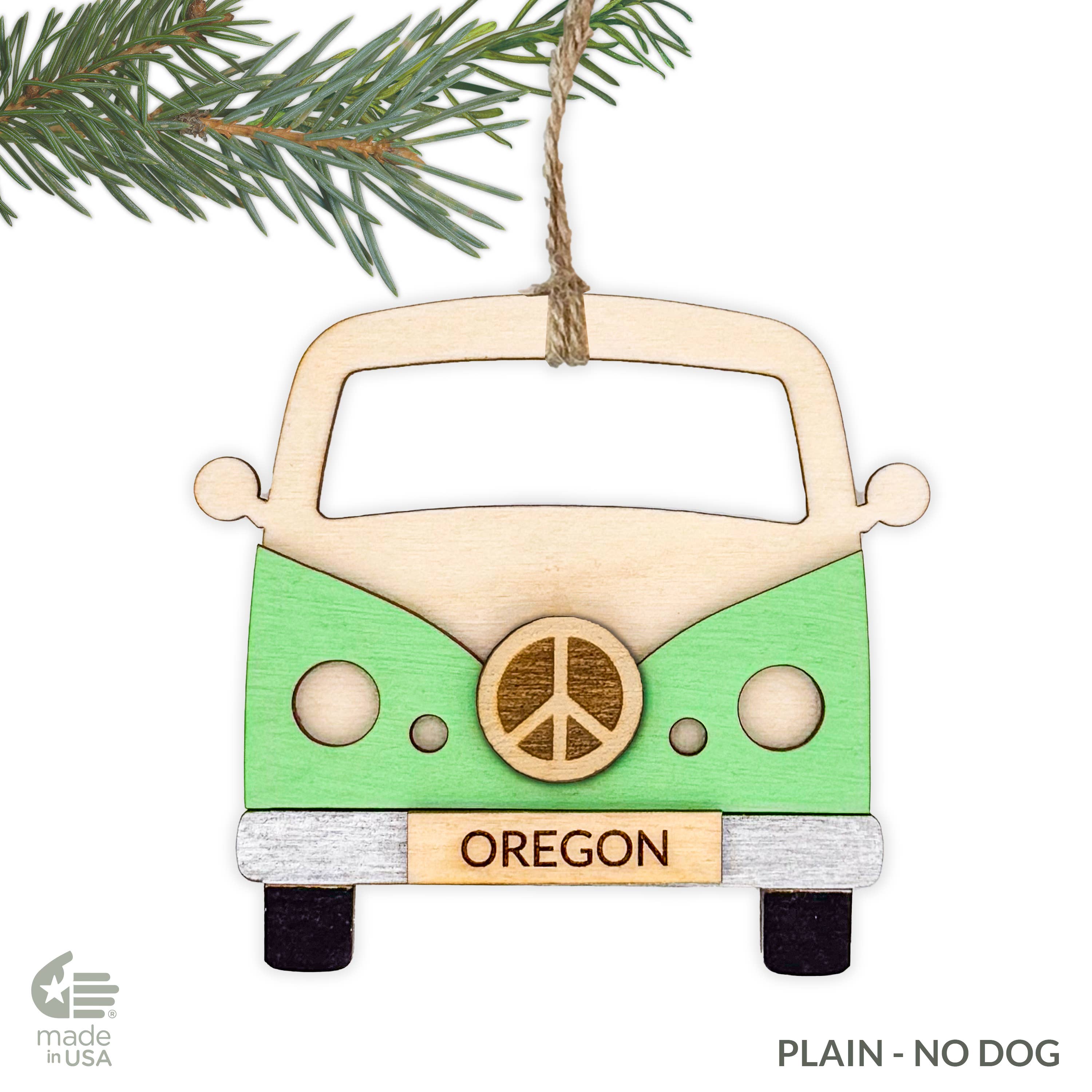 Bloom & Wander - Wholesale Ornament - VW Bus + HOND Ornamenten | Strand Kust Kerstmis Gemaakt in de VS3