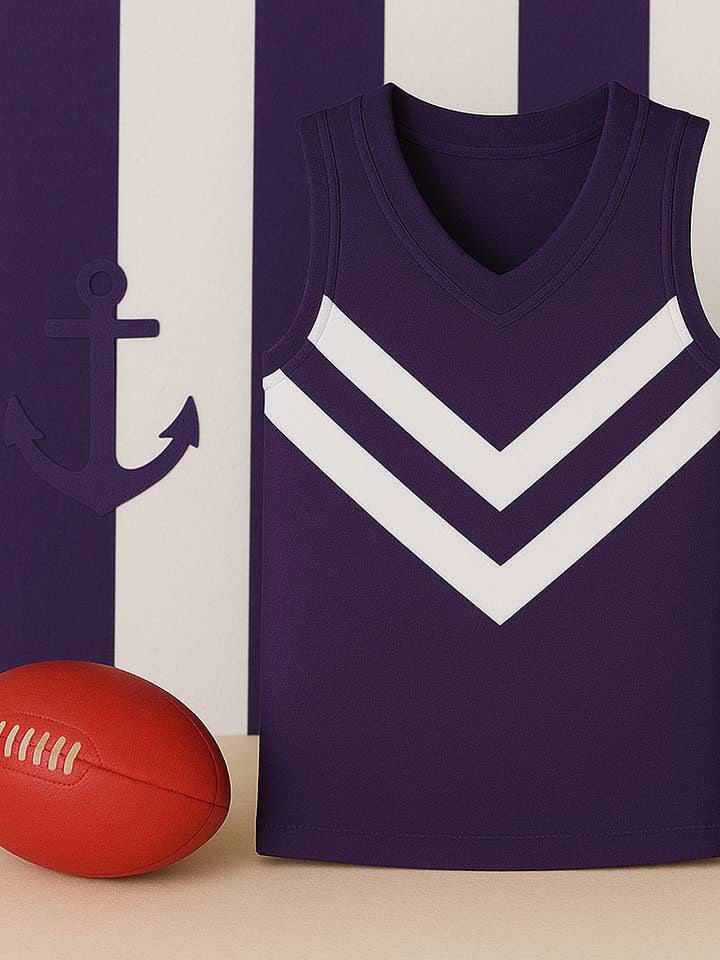 Footy (Purple & White) for wholesale by Soapmaid Australia