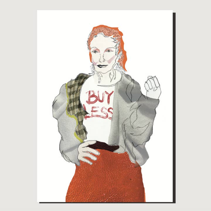 Carte de vœux VIVIENNE WESTWOOD pour la vente par madame.peng