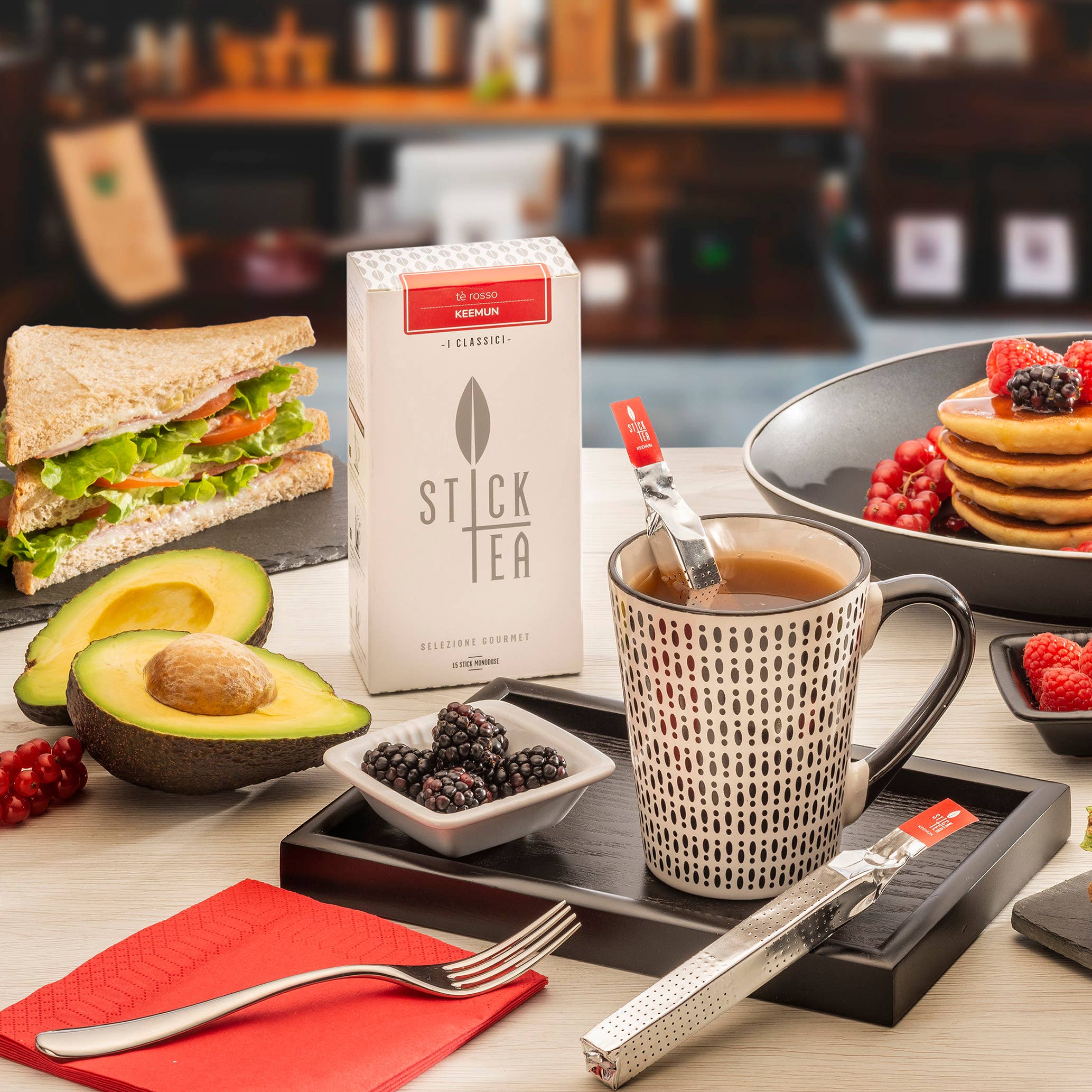 STICK TEA - BO s.r.l. - Wholesale Tea Bags - Stick Tea Red Tea KEEMUN 12 sticks2