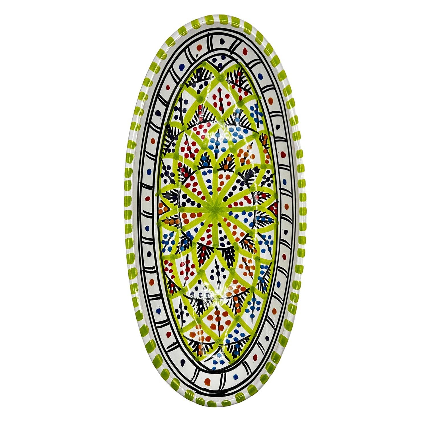 Etnico del Mondo - Wholesale Decorative Plate/Dish/Bowl - Decorative Tunisian Handmade Ceramic Baking Dish #41