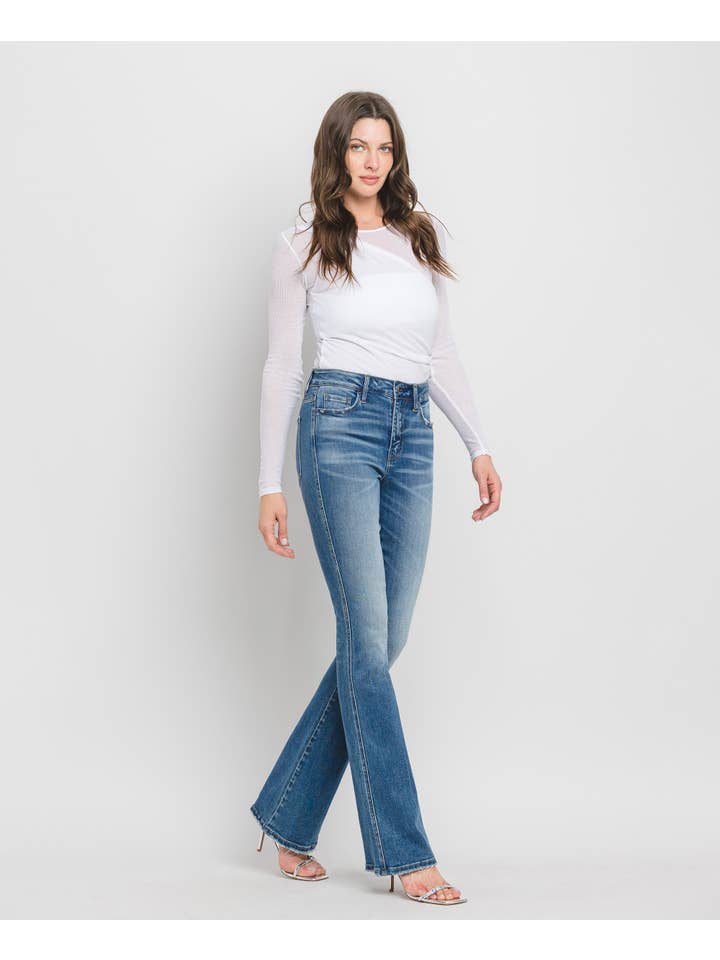 ERR FREE HIGH RISE FULL LENGTH BOOTCUT JEANS F5099 for wholesale on Faire5