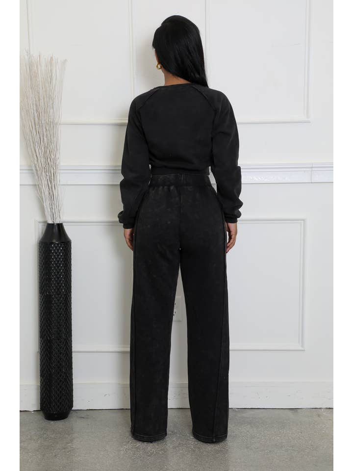 5besties inc - Wholesale Lounge Set - Women's - MINERAL WASH SWEATSHIRTS SET13