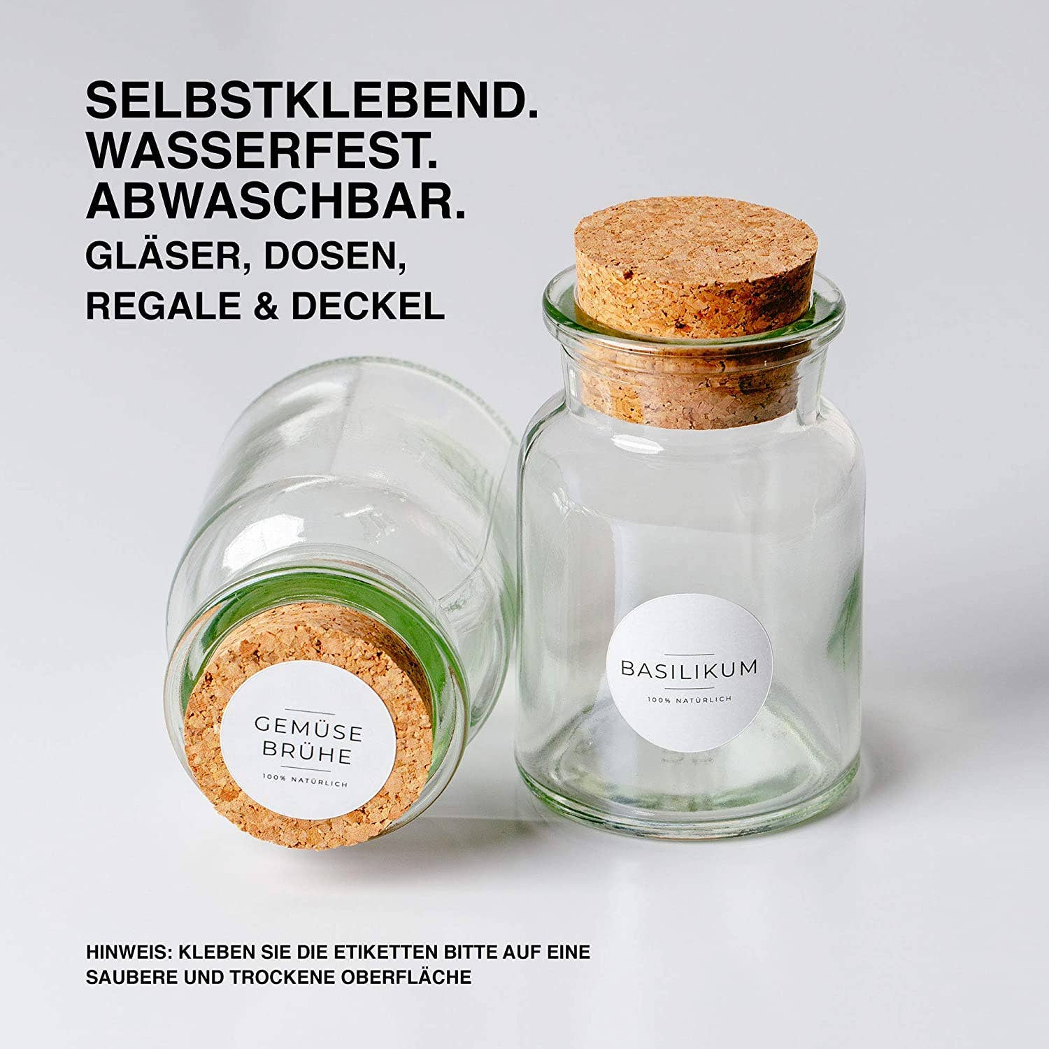 Ashk - Wholesale Food/Beverage Label - Minimalistic round spice labels1