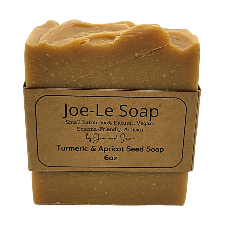 Turmeric & Apricot Seed Bar 6Oz for wholesale by Joe-Le Soap