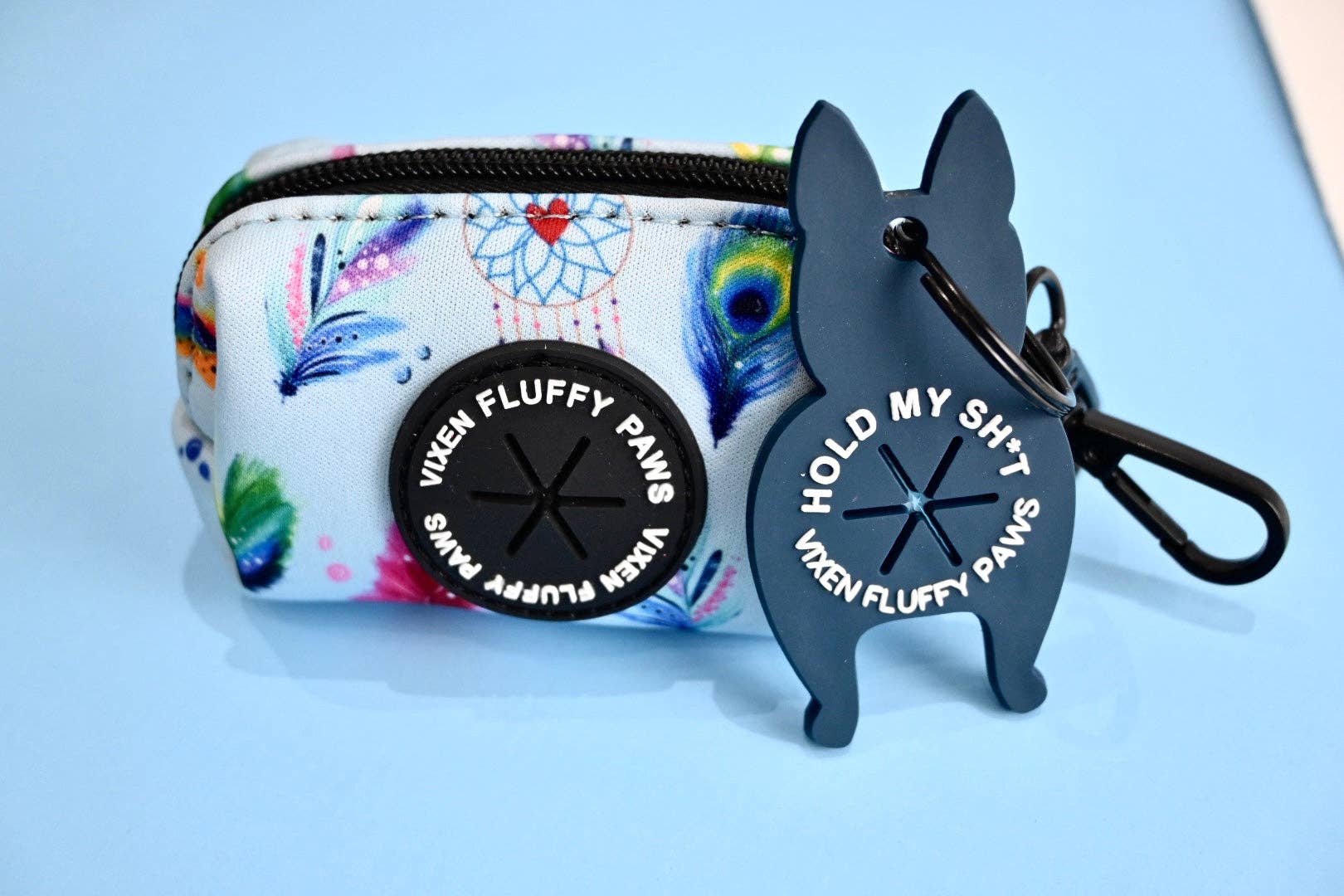 Vixen Fluffy Paws - Wholesale Pet Poop Bag Dispenser - New Model Hold My Sh!t Clip - Poop Bag Holder2