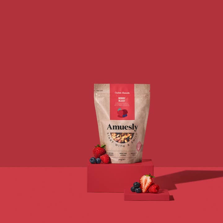 Amuesly - Wholesale Granola - Berry Blast Premium Granola2