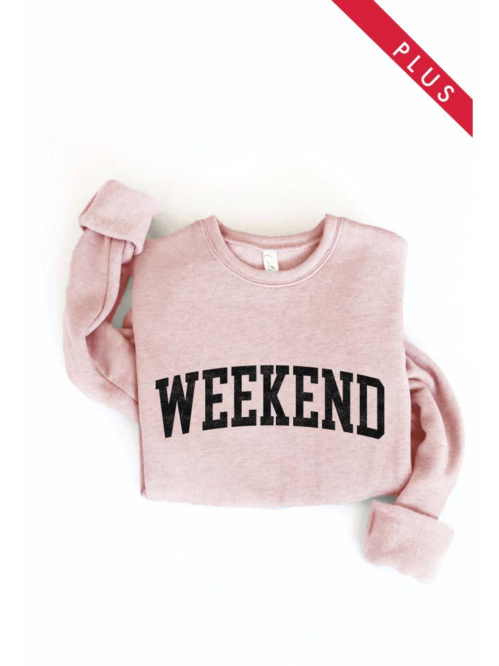 OAT COLLECTIVE - Wholesale Graphic Sweatshirt - Women's - WEEKEND Plus Graphic Sweatshirt14