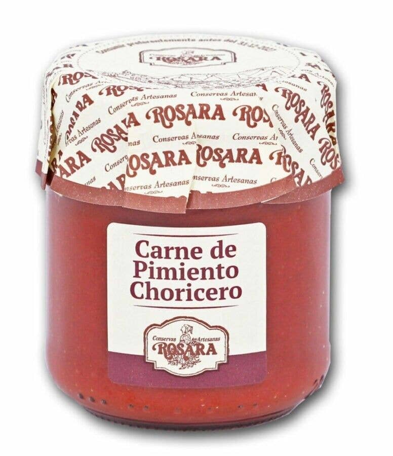 Conservas Rosara - Wholesale Sauce - CHORICERO PEPPER PASTE JAR 212 ml.0
