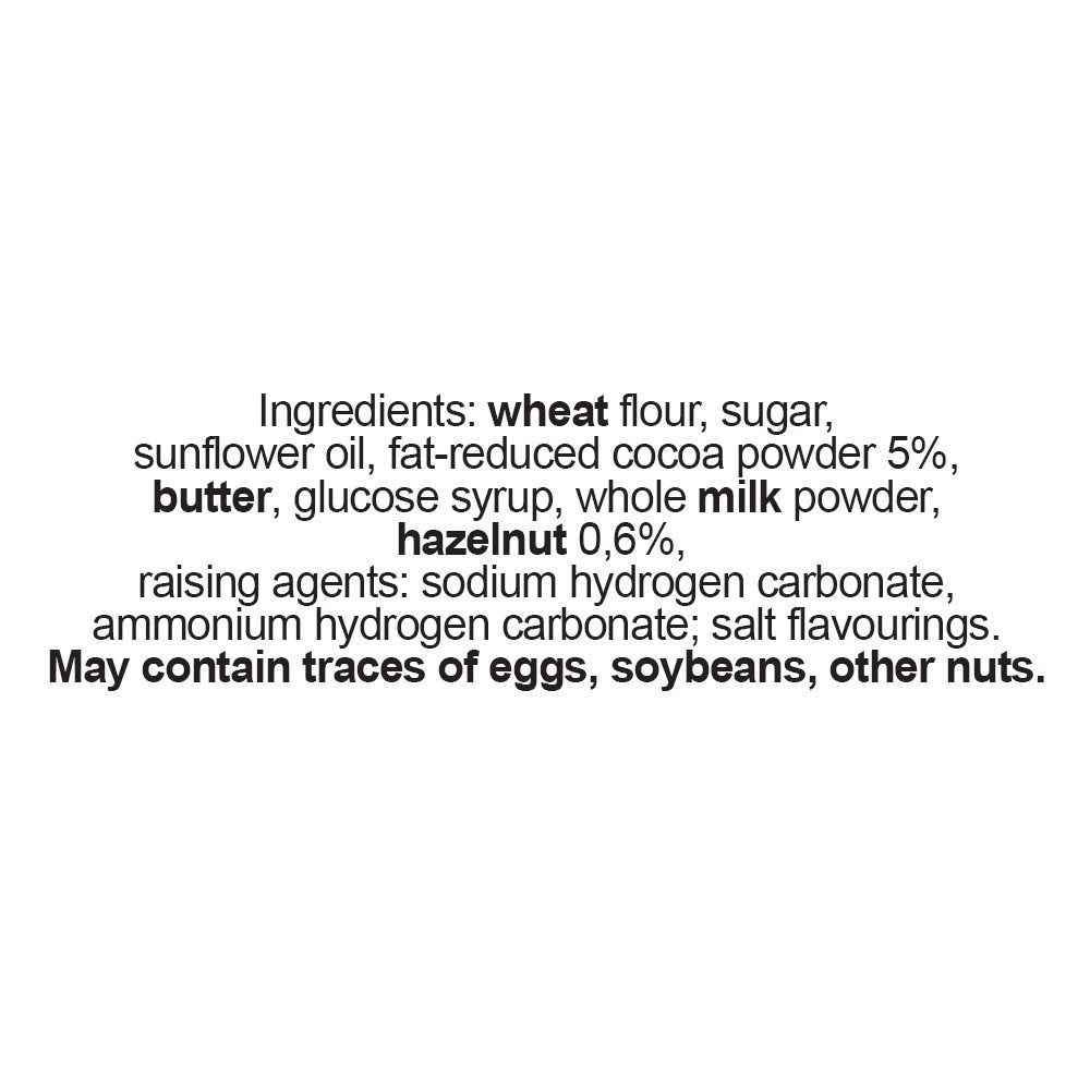 Fine Italian Food - Wholesale Cookie - Campiello Shortbread Cookies with Cocoa & Hazelnuts, 12 oz.3