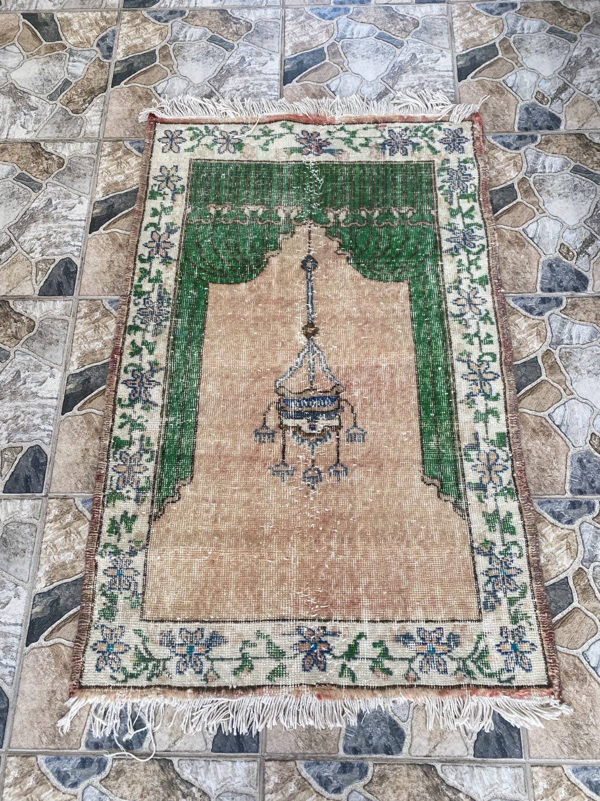 Oushak Rugs - Wholesale Area Rug - Vintage Anatolian Hand-Knotted Wool Tribal Geometric Rug 2x41