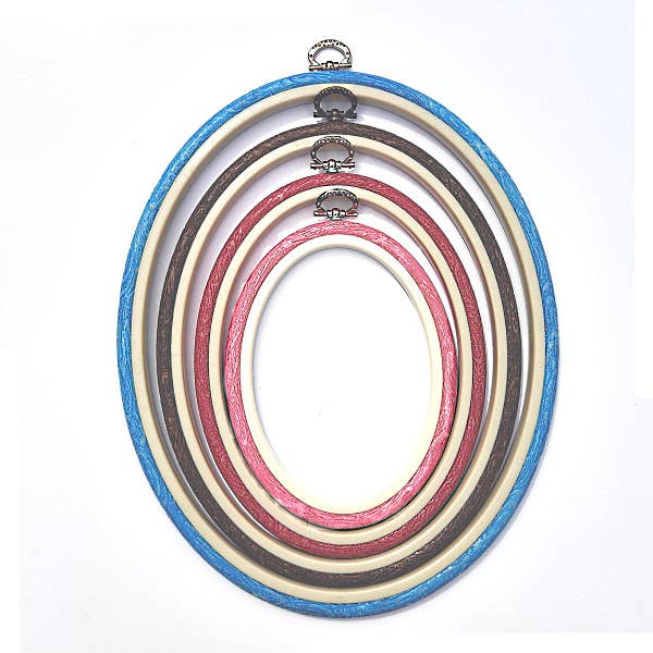 14.5 x 19cm (51/2 x 71/2") Nurge Flexi Hoops Oval for wholesale by Nurge