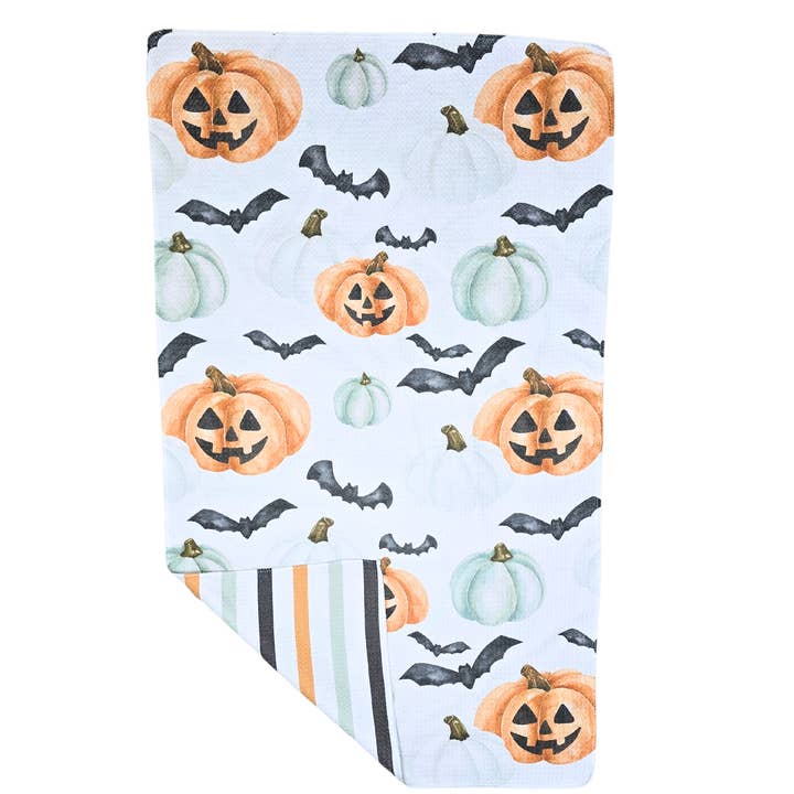 Berry Sweet Towels - Wholesale Tea Towel - Classic Halloween Microfiber Hand Towel Waffle-Weave 18x30"3