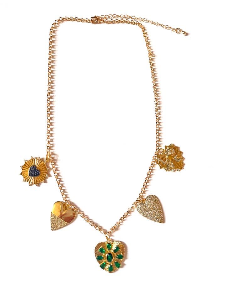 Colar com Pendente de Coração 262 por atacado de Alyse Dawn