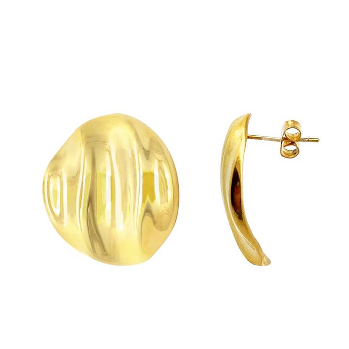 EARRINGS WITH WAVY DESIGN-JN2368F218 for wholesale by AMORINO SRL