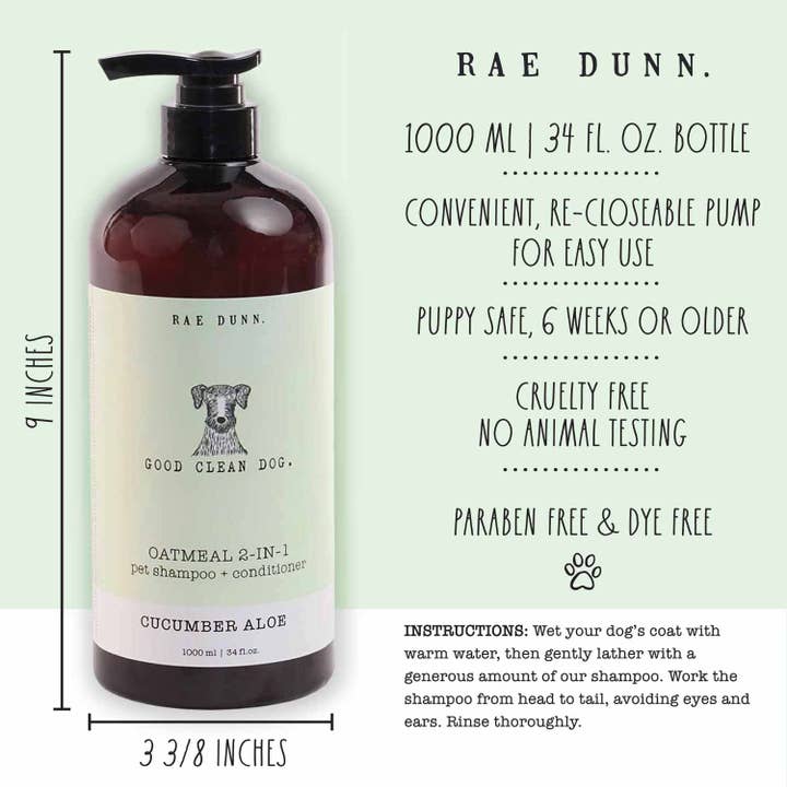 Precious Tails - Wholesale Pet Shampoo - Dog - Rae Dunn Pet Shampoo Icons - 1000ml5
