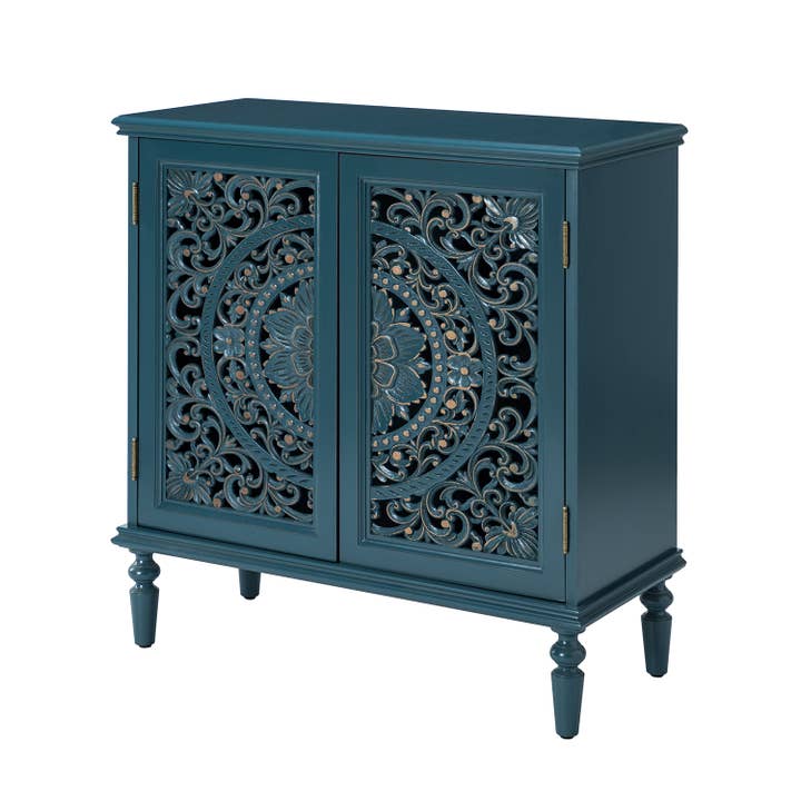 Blue Delia Accent Cabinet for wholesale on Faire1